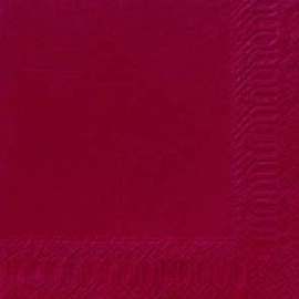 tissue napkins 3 ply fold 1/4 bordeaux 10 x 50 pieces product photo