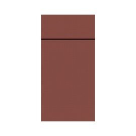 napkin bag DUNILETTO brown 4 x 50 pieces product photo