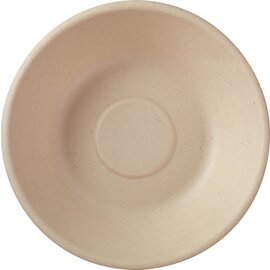 plate 350 ml bagasse brown  Ø 160 mm | disposable product photo