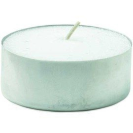 tea lights white round | burning period 8 hours product photo