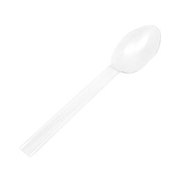 spoon VICTORIA polystyrol transparent  L 170 mm | disposable | 20 x 50 pieces product photo