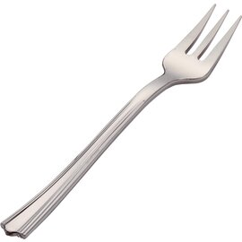 mini fork FLAIR polystyrol silver coloured mini  L 105 mm | disposable product photo