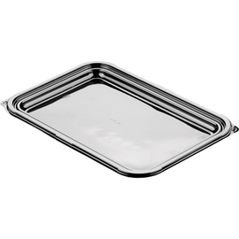 serving plate black rectangular | 460 mm x 300 mm | 50 pieces | disposable product photo