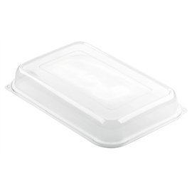 Lid for plate, rectangular (967820), rPET, transparent, 460 x 300 x 60 mm - product photo