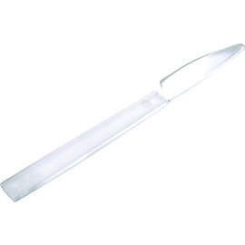 knife LIBRA polystyrol transparent  L 190 mm | disposable | 20 x 12 pieces product photo