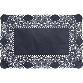 cake doilies black rectangular L 400 mm 300 mm product photo