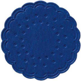 tissue coasters blue Ø 75 mm round disposable paper product photo