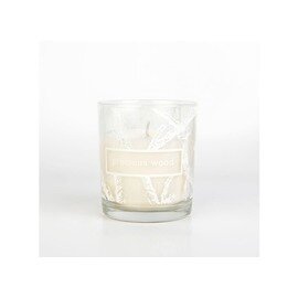 glass candle fragrance noble wood cream coloured  Ø 73 mm  H 83 mm | burning period 30 hours | 10 pieces product photo
