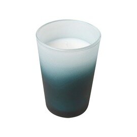 glass candle GRADED grey  Ø 68 mm  H 100 mm | burning period 28 hours | 2 x 6 pieces product photo