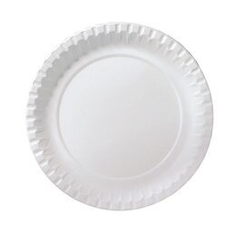 paper plate paper white  Ø 150 mm | 9 x 100 pieces | disposable product photo
