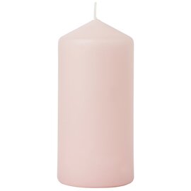 pillar candles pink round  Ø 70 mm  H 150 mm | burning period 50 hours | 2 x 6 pieces product photo