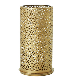 candle holder BLISS metal golden coloured  Ø 75 mm  H 140 mm product photo