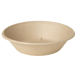 salad bowl ecoecho® brown 800 ml bagasse Ø 194 mm H 48 mm product photo