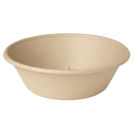 salad bowl ecoecho® brown 1000 ml bagasse Ø 194 mm H 60 mm product photo