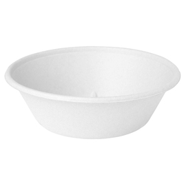 salad bowl ecoecho® white 1000 ml bagasse Ø 194 mm H 60 mm product photo