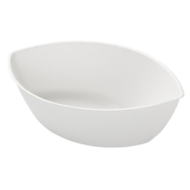 bowl Amuse-Bouche® Bolio bagasse white oval 450 ml L 180 mm W 100 mm H 70 mm | 8 x 35 pieces product photo