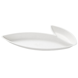 bowl Amuse-Bouche® Duo bagasse white 60 ml L 180 mm W 110 mm H 20 mm product photo