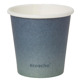 coffee mug disposable 80 ml PAP / PLA printed 100% compostable product photo