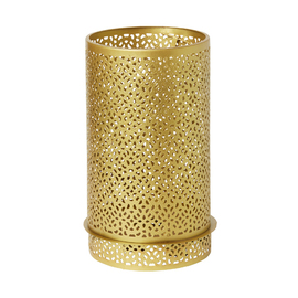 candle holder BLISS metal golden coloured  Ø 120 mm  H 200 mm product photo
