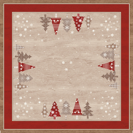 tablecloth for middle of table design ALPS 5 x 20 pieces | 0,84 m  x 0,84 m product photo