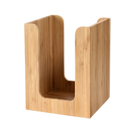 napkin dispenser bamboo suitable for 100 napkins 240 x 240 mm | 130 mm x 130 mm product photo