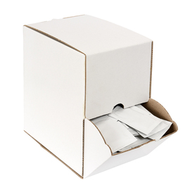 Towelettes compostable with dispenser box 70 mm x 50 mm product photo