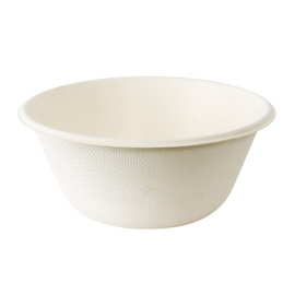bowl bagasse white round 250 ml Ø 116 mm H 50 mm product photo