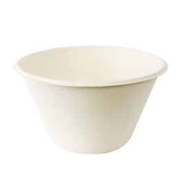 bowl bagasse white round 350 ml Ø 116 mm H 66 mm product photo