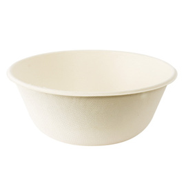 bowl bagasse white round 500 ml Ø 140 mm H 57 mm product photo