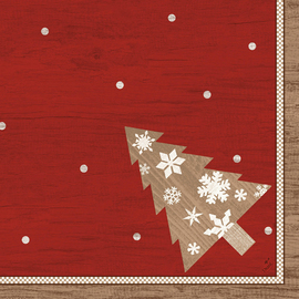 Dunisoft napkins design ALPS with decor 400 mm  x 400 mm 6 x 60 pieces product photo