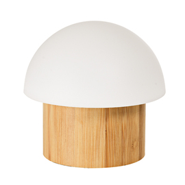 LED lights GOOD CONCEPT BROTHER bamboo white  Ø 110 mm  H 105 mm product photo