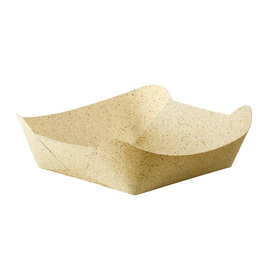 grass paper bowl BLOOM small natural-coloured rectangular L 450 mm W 145 mm H 45 mm product photo