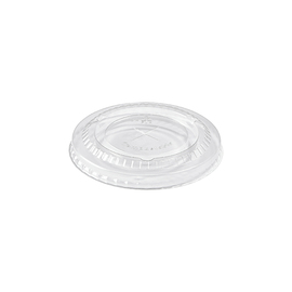 Flat lid with cross recess for coffee mug SWEAT ecoecho®, transparent, CPLA, max + 100 ° C product photo