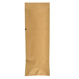 cutlery bag Sacchetto XL Sealable Zelltuch with napkin • brown 250 mm x 85 mm product photo