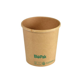 paper cup | organic mug 480 ml Bowl Short carton brown product photo