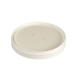 Lid carton SLIM carton/PLA white, for bowl 350/550/750/950 ml, 21 x 25 pieces product photo