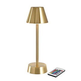 LED lamp ZELDA brass coloured Ø 103 mm H 320 mm product photo