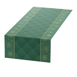 table runner RHOMBUS GREEN | 24 m x 0.4 m product photo
