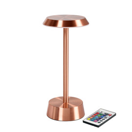 LED lamp NOUR rose gold coloured Ø 119 mm H 263 mm product photo