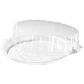 plastic plate polystyrol white  Ø 220 mm | 10 x 50 pieces | disposable product photo