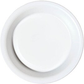 plastic plate polystyrol white  Ø 180 mm | 12 x 50 pieces | disposable product photo