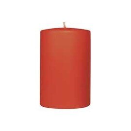 pillar candles orange round  Ø 70 mm  H 150 mm | burning period 50 hours | product photo