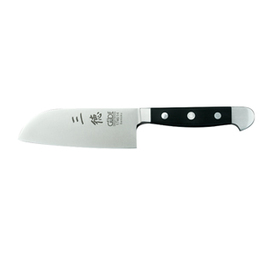 santoku ALPHA blade steel | black | blade length 14 cm product photo