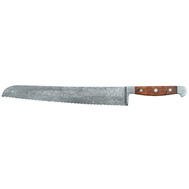 bread knife FRANZ GÜDE Damascus straight blade wavy cut | blade length 32 cm product photo