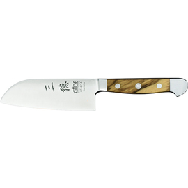 santoku ALPHA OLIVE blade steel | blade length 14 cm product photo