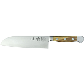 santoku ALPHA OLIVE blade steel | blade length 18 cm product photo