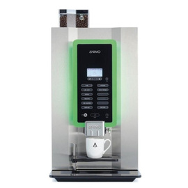 hot beverage automat OPTIBEAN 2 TOUCH black | stainless steel | 2 product containers product photo