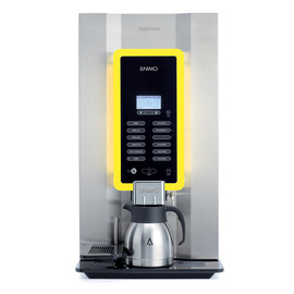 hot beverage automat OPTIFRESH 3 NG black | stainless steel | 3 product containers product photo