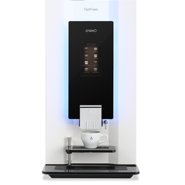 hot beverage automat OPTIFRESH 1 TOUCH black | white | 1 product container product photo