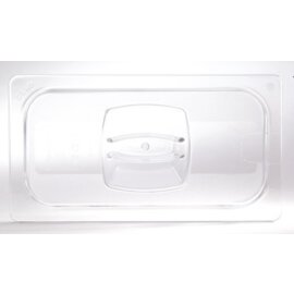 hard lid GN 1/4 polycarbonate transparent | spoon recess product photo